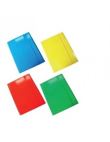 Cartellina 3 lembi con elastico Tinta Unita  - Mega 1941