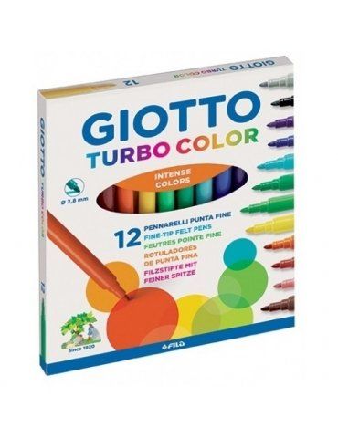 Pennarelli F.I.L.A. Giotto Turbocolor 12 pz. 416000 - Mega 1941