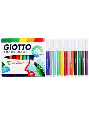 Pennarelli F.I.L.A. Giotto Turbomaxi 12 pz. 454000 - Mega 1941