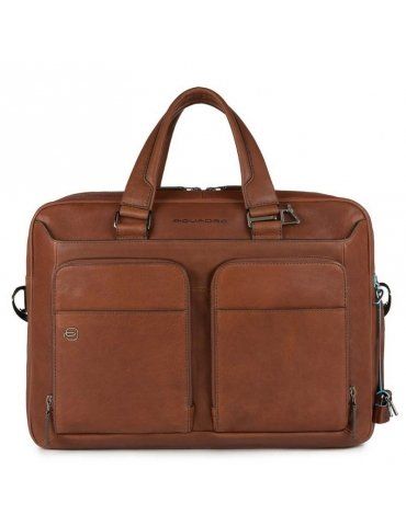 Borsa Sottile Piquadro Black Square 2 Manici | Sconti e Saldi Outlet