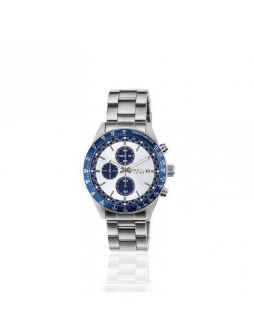 Orologio Uomo Breil Tribe Chrono Fast Silver Blue/White - Mega 1941