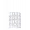Vaso Kartell Matelassé Bianco Ghiaccio
