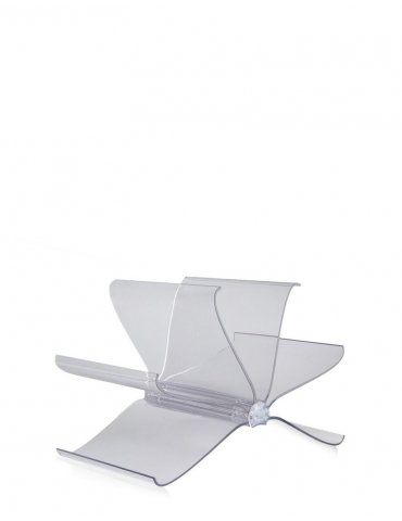 Portariviste Kartell Front Page Cristallo