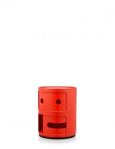 Mobile Contenitore Kartell Componibile Smile Rosso
