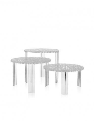 Tavolino Kartell T-Table Cristallo