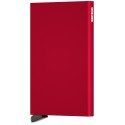 Portacarte Secrid Cardprotector Alluminio Rosso