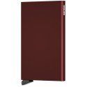 Portacarte Secrid Cardprotector Alluminio Bordeaux