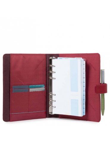 Organizer Piquadro piccolo in tessuto e pelle AG1076CE - Mega 1941