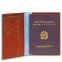 Custodia Passaporto Piquadro Blue Square Mogano