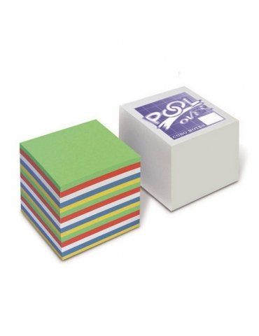 Blocco Cubo Notes Pool Over 9x9x9 Carta Colorata