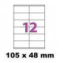 Etichette Adesive Pool Over Con Margine Formato A4 105x48