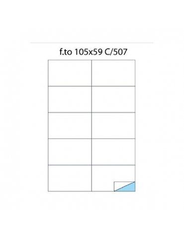 Etichette Adesive Pool Over Senza Margine Formato A4 105x59