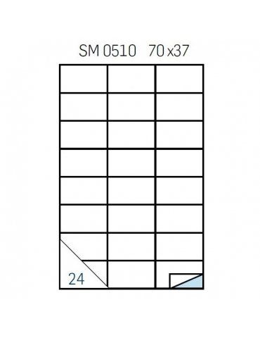 Etichette Adesive Pool Over Senza Margine Formato A4 70x37