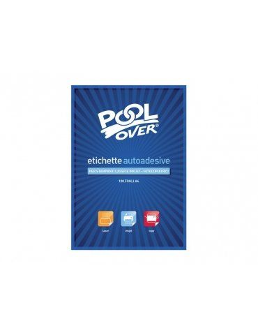 Etichette Adesive Pool Over Senza Margine Formato A4 105x74