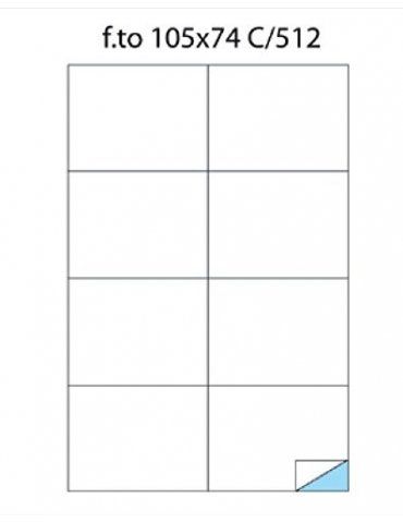 Etichette Adesive Pool Over Senza Margine Formato A4 105x74