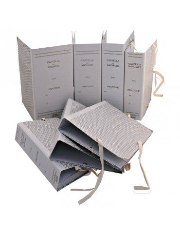 Faldone con Lacci per Documenti Conf. 5 Pezzi