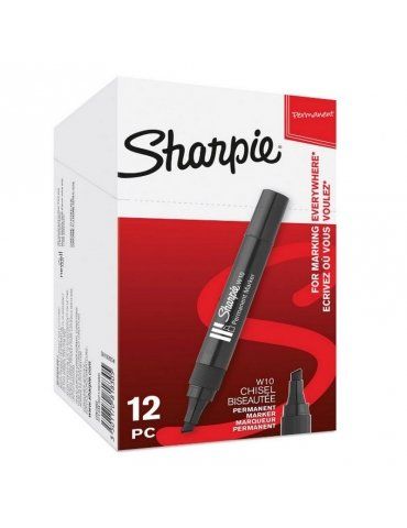 Marker Indelebile Papermate Sharpie W10 Conf. 12 Pezzi