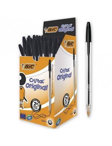 Penna a sfera BIC Cristal Original Conf. 50 Pezzi