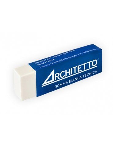 Gomma da Cancellare Architetto Bianca Tecnica