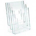 Portadepliant Lebez 3 Scomparti A4 Plastica 23x33