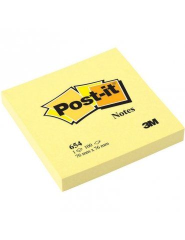 Blocco Adesivo Post-it 3M Colore Giallo 76x76