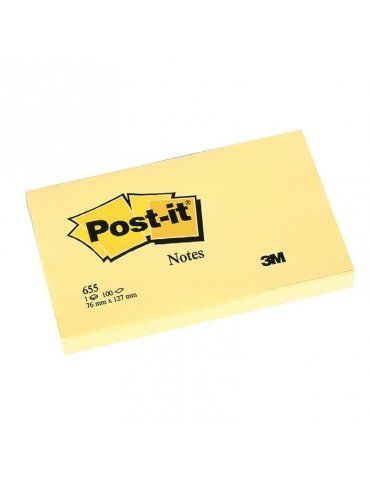 Blocco Adesivo Post-it 3M Colore Giallo 76x127