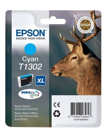 Cartuccia Stampante Epson T1302 Ciano