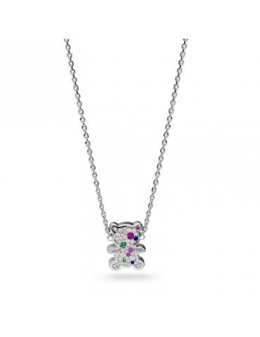 Collana Rosato Messaggi Argento