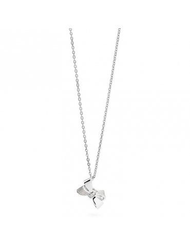 Collana Donna Rosato Sogni con Fiocco Grande