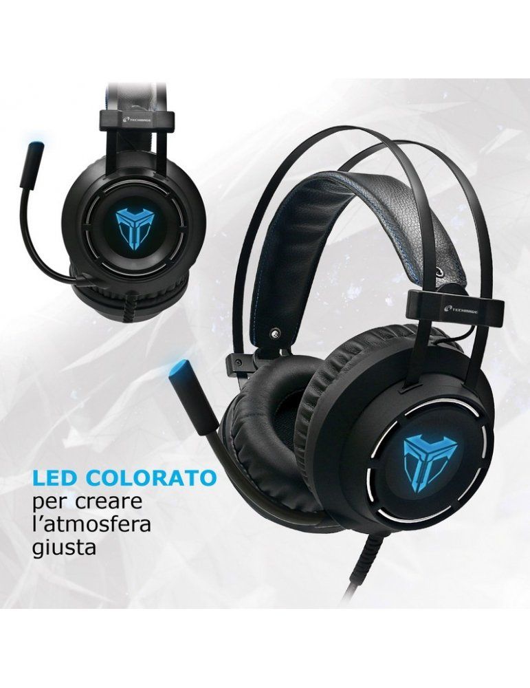 Cuffie Techmade Gaming Headset Liv.3