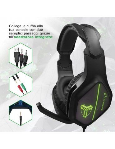 Cuffie Techmade Gaming Headset Liv.2