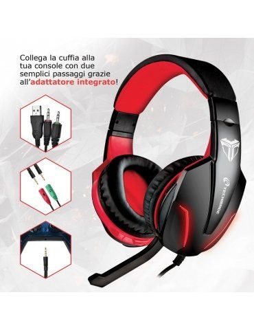 Cuffie Techmade Gaming Headset Liv.1