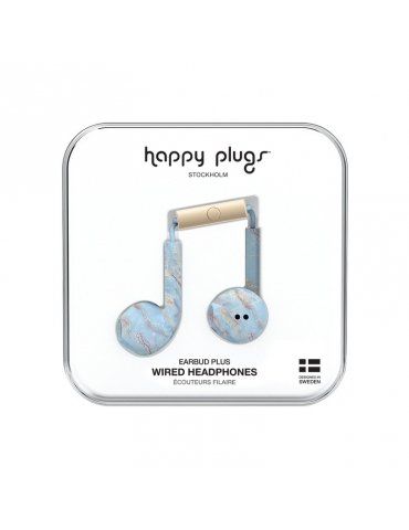 Auricolari Happy Plugs Blue Quartz