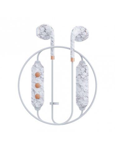 Auricolari Happy Plugs Wireless II Marble