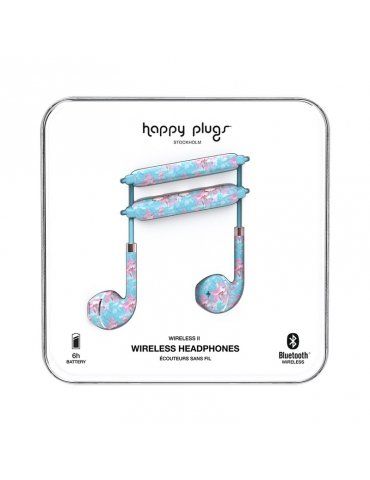 Auricolari Happy Plugs Wireless II Botanica Exotica