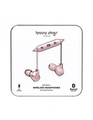 Auricolari Happy Plugs Wireless Ear Piece II Pink