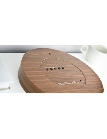 Orologio da Parete Gingko Click Clock Walnut