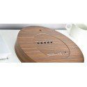 Orologio da Parete Gingko Click Clock Walnut