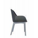 Poltroncina Kartell Clap PVC Grigia