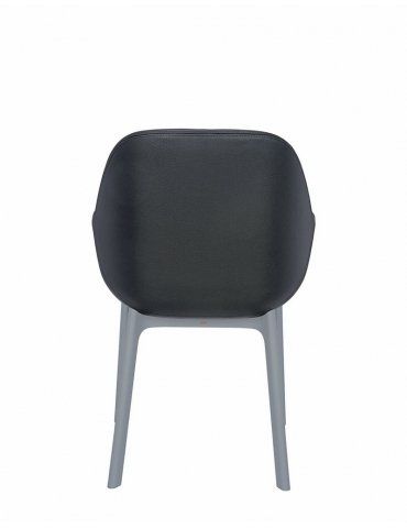 Poltroncina Kartell Clap PVC Grigia