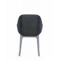 Poltroncina Kartell Clap PVC Grigia