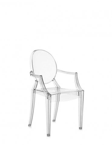 Sedia Kartell Kids Lou Lou Ghost Cristallo
