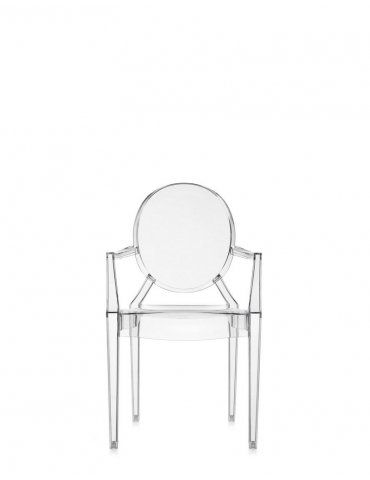 Sedia Kartell Kids Lou Lou Ghost Cristallo