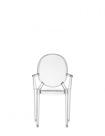 Sedia Kartell Kids Lou Lou Ghost Cristallo