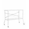 Carrello/tavolino Kartell Flip Bianco