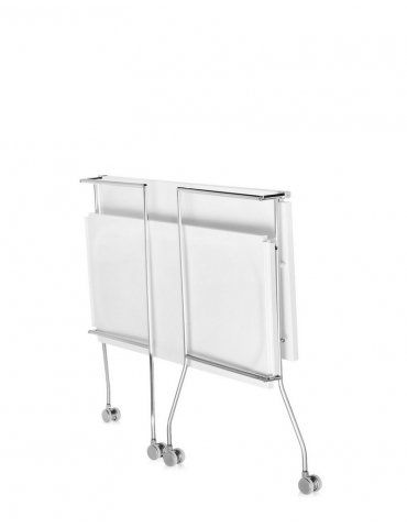 Carrello/tavolino Kartell Flip Bianco