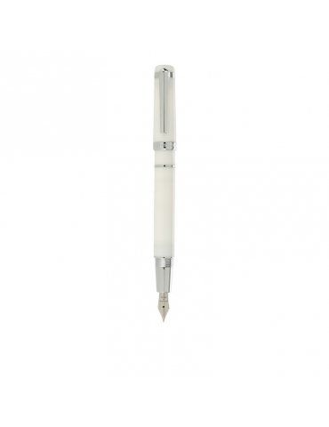 Penna Stilografica Spalding & Bros Boston Bianca