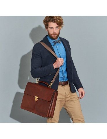 Cartella Uomo The Bridge Story Marrone