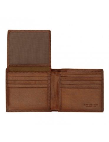 Portafoglio Uomo The Bridge Story 8 Scomparti Marrone