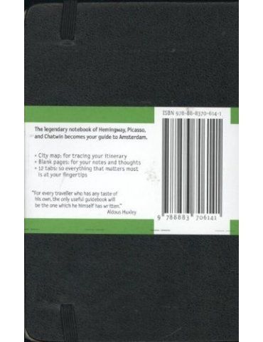 Taccuino Moleskine City Notebook Amsterdam Pocket 9x14